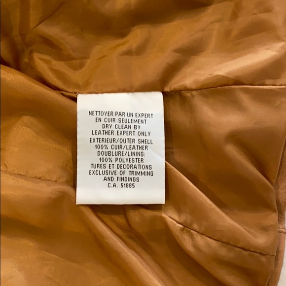 Bod Christensen cognac color leather jacket - Picture 4 of 5
